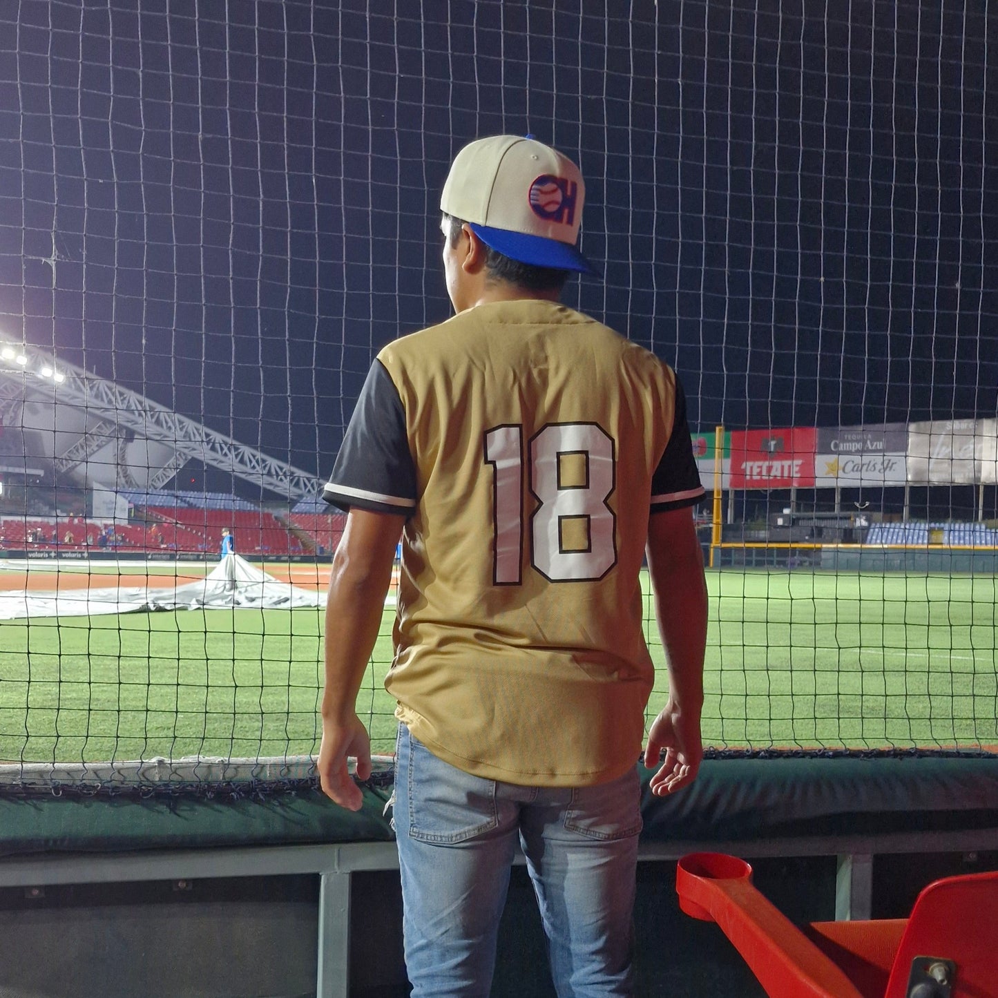 CAMISOLA BEISBOL CHARROS DORADO