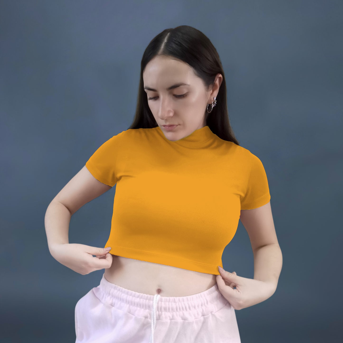 CROP TOP AMARILLO