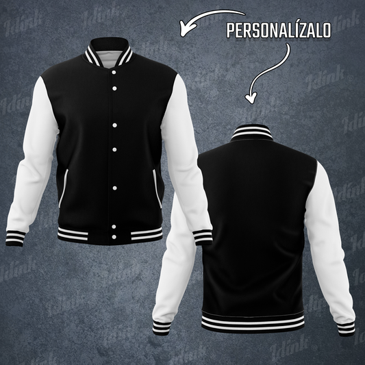 CHAMARRA UNIVERSITARIA PERSONALIZABLE GDL, Regalo de san Valentín, Regalos de Pareja, Regalo Para Novios, Chamarras Personalizadas, Sudadera Personalizada, Playeras de Novios, Playeras Personalizadas