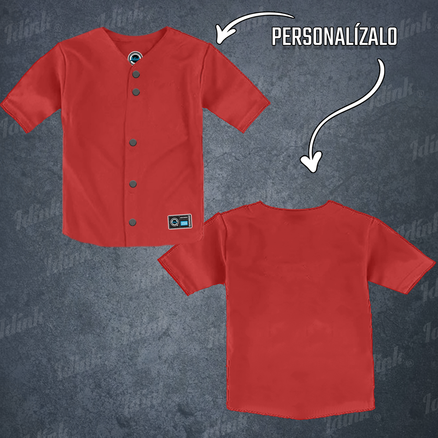 JERSEY BEISBOL INFANTIL PERSONALIZABLE, JERSEY SOFTBOL NIÑO, CAMISOLA BEISBOL PERSONALIZABLE