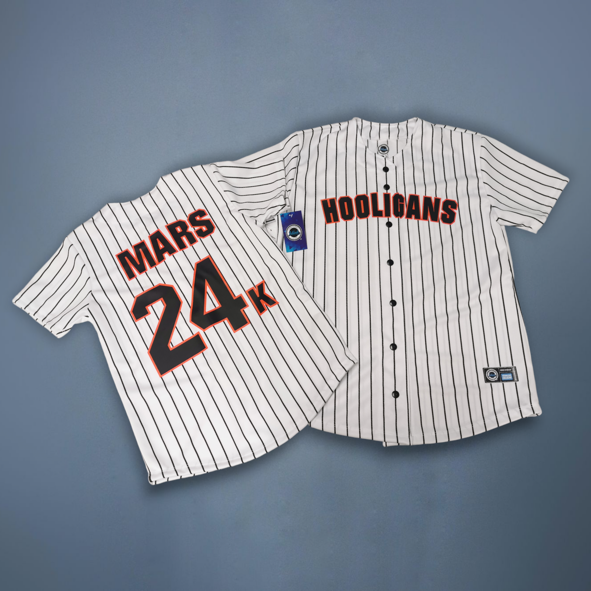JERSEY BEISBOL HOOLIGANS 24K RAYADO