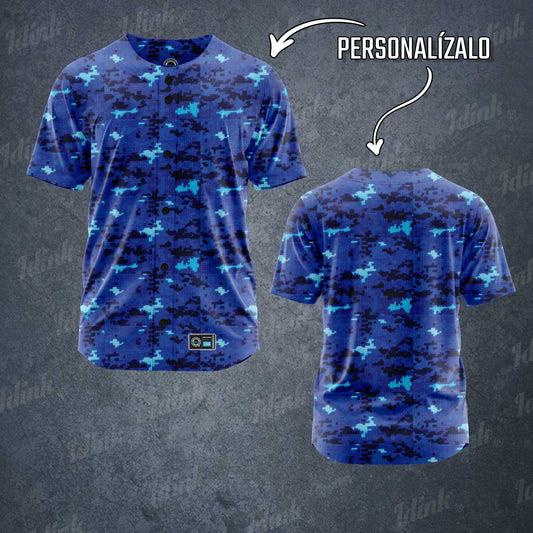 Jersey Béisbol Camuflajeado Personalizable