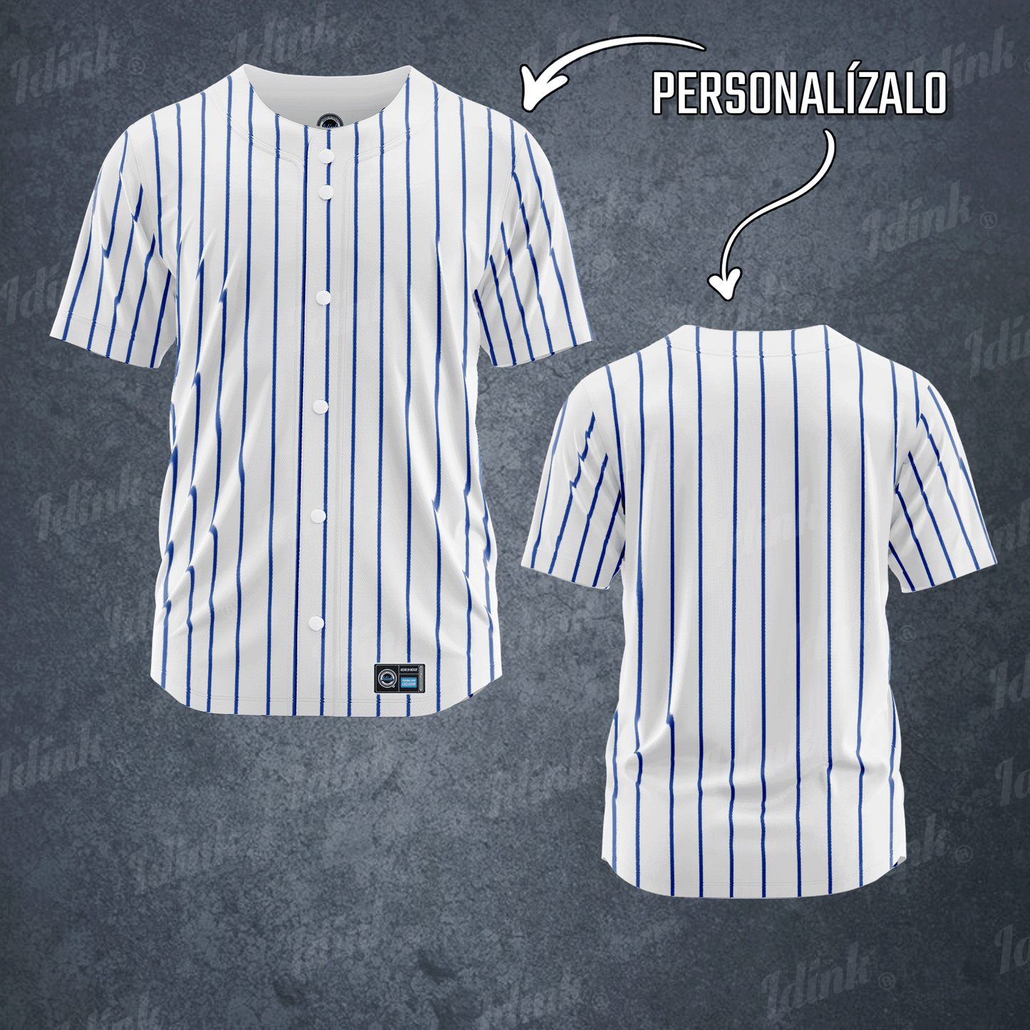 Jersey Béisbol Rayas Personalizado