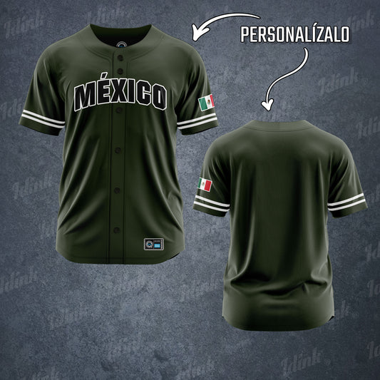 JERSEY BEISBOL MEXICO VERDE