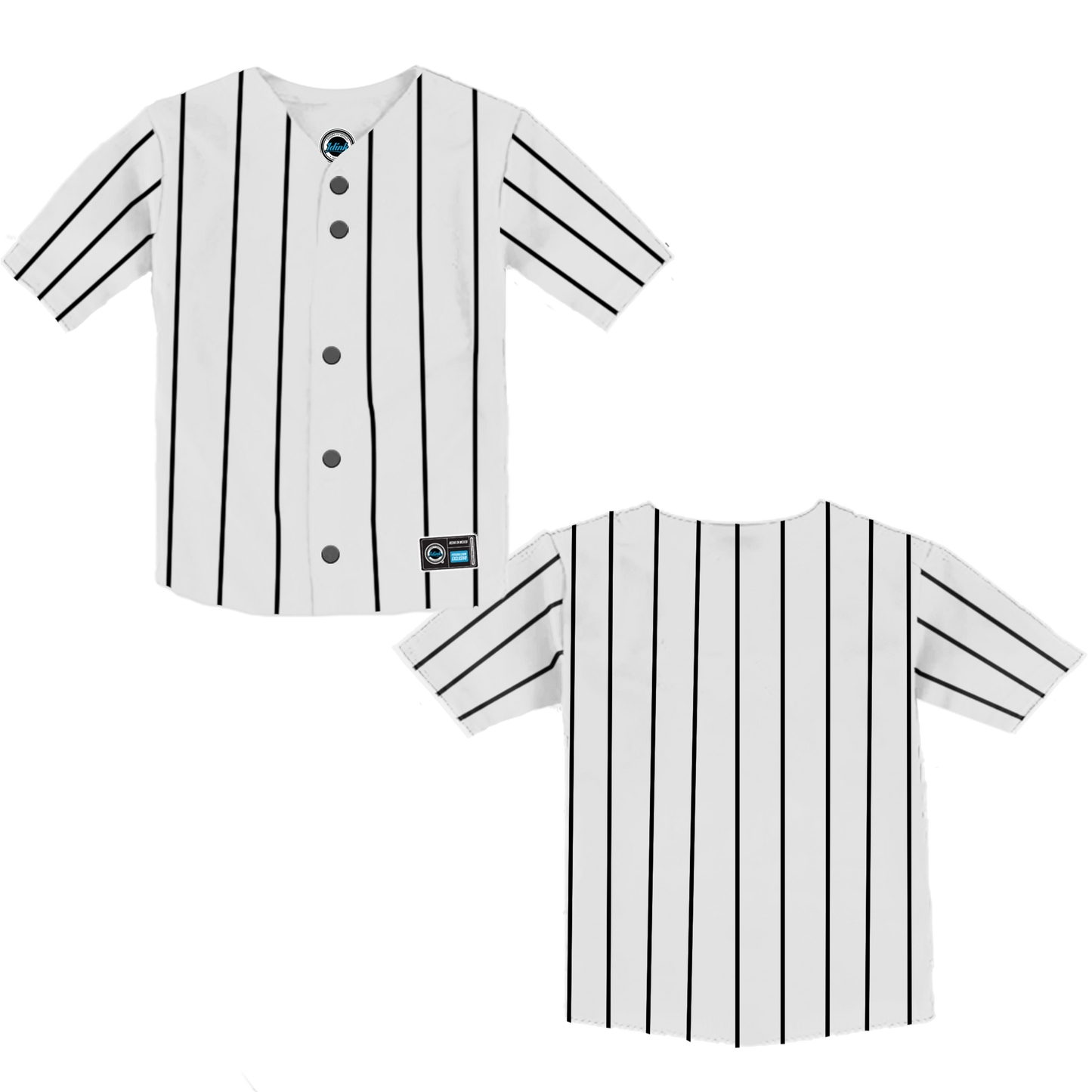 Jersey Béisbol Rayado Personalizable KIDS