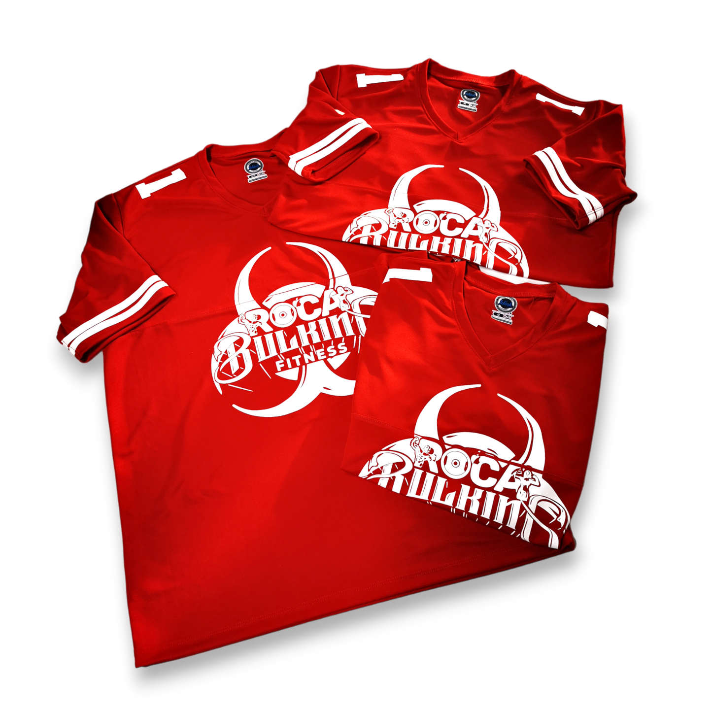 jersey americano rojo personalizable