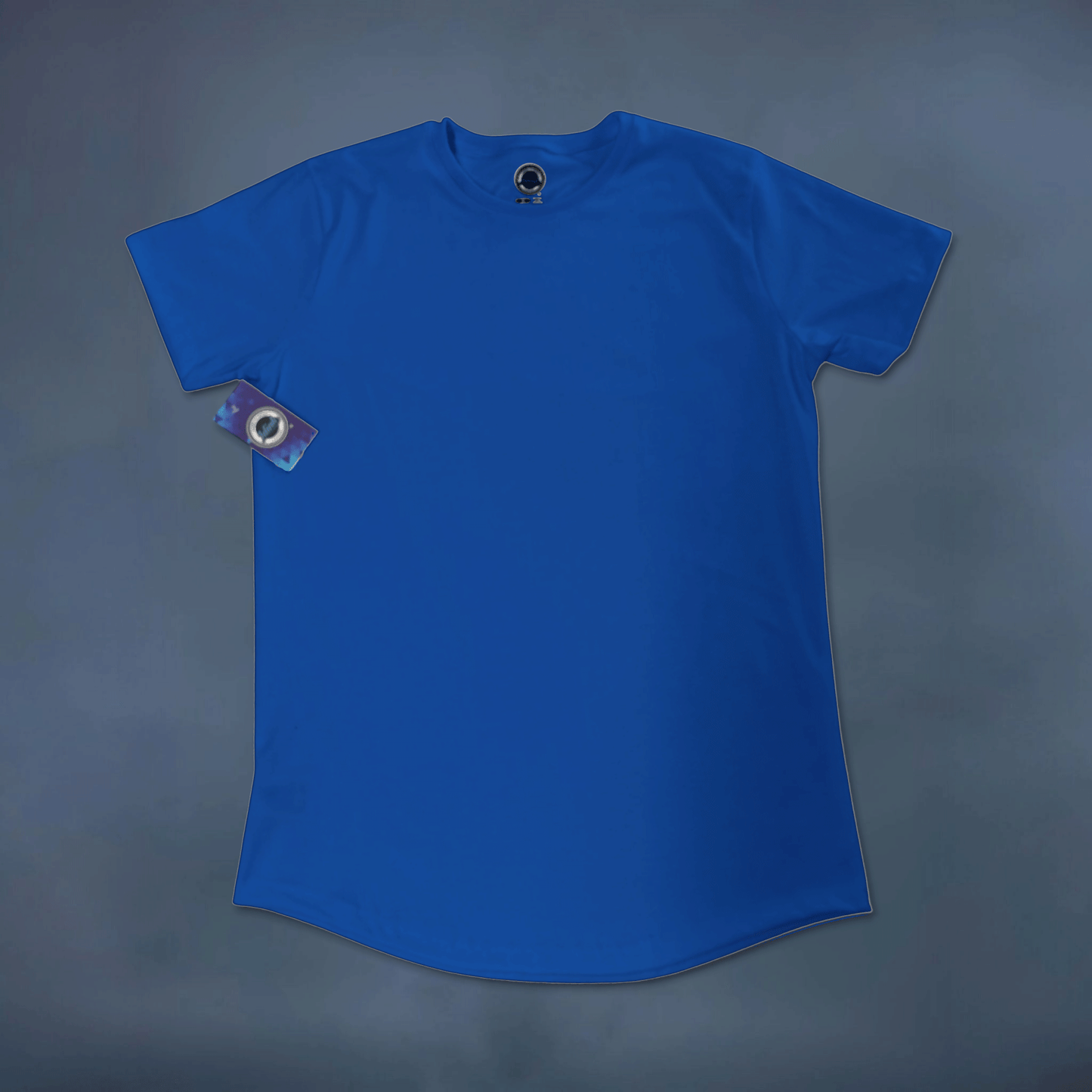 playera cuello redondo azul rey algodon