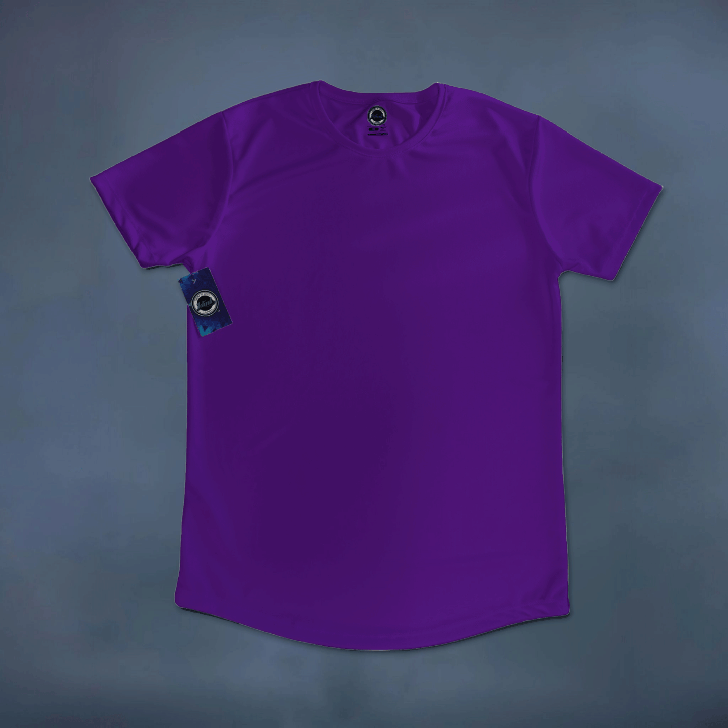 playera deportiva morada