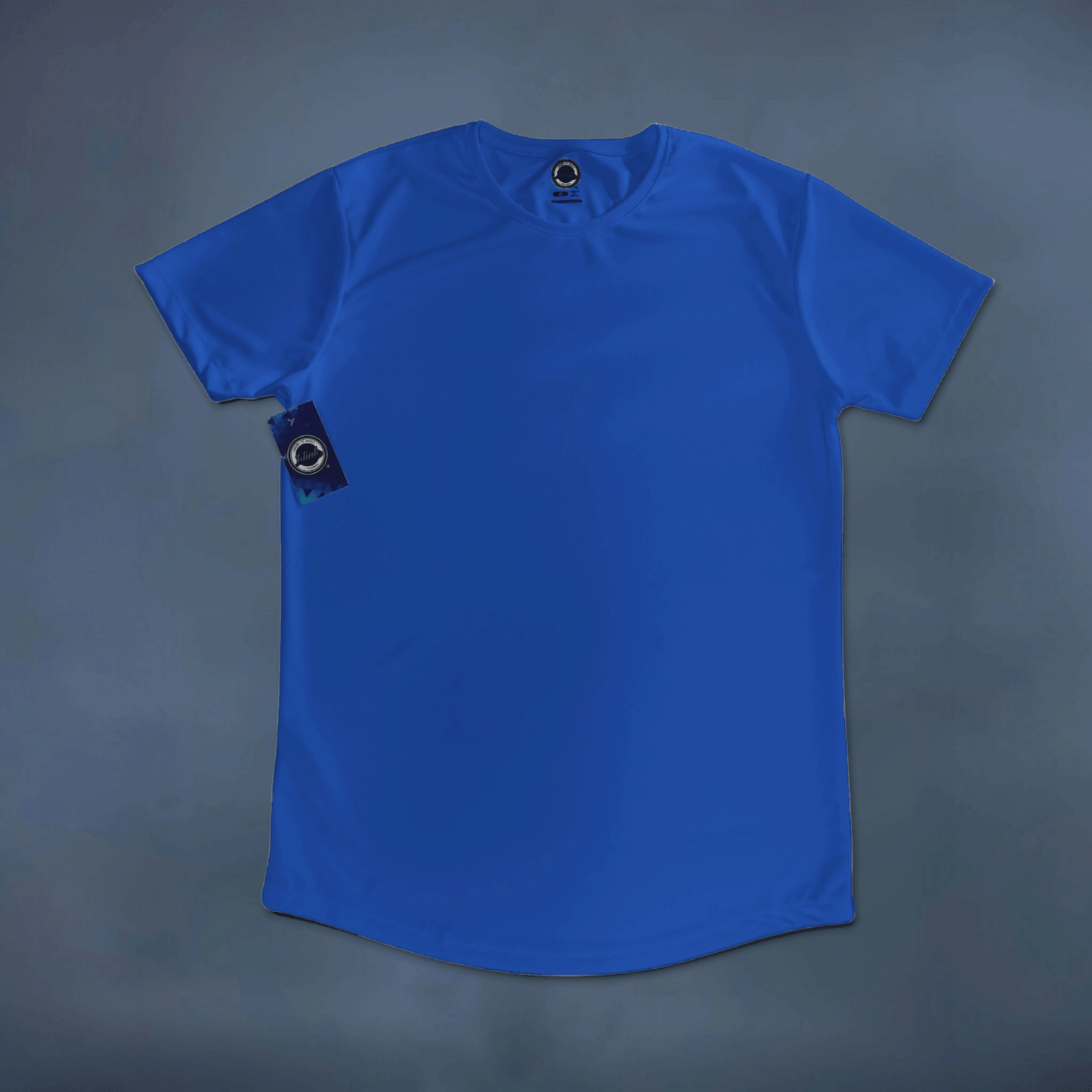 playera deportiva azul rey