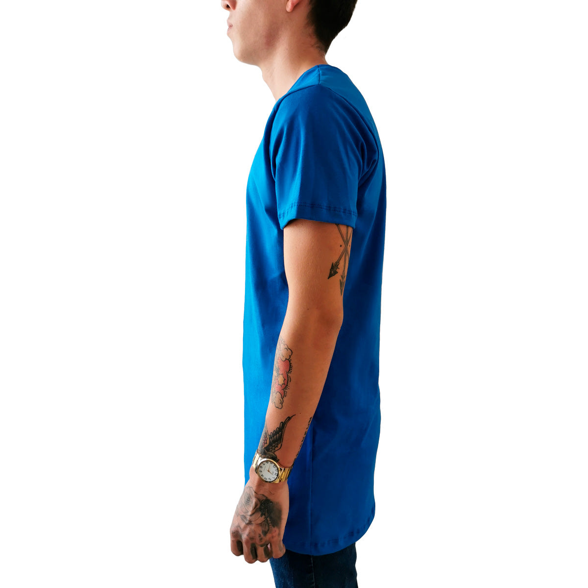 playera rey caballero long