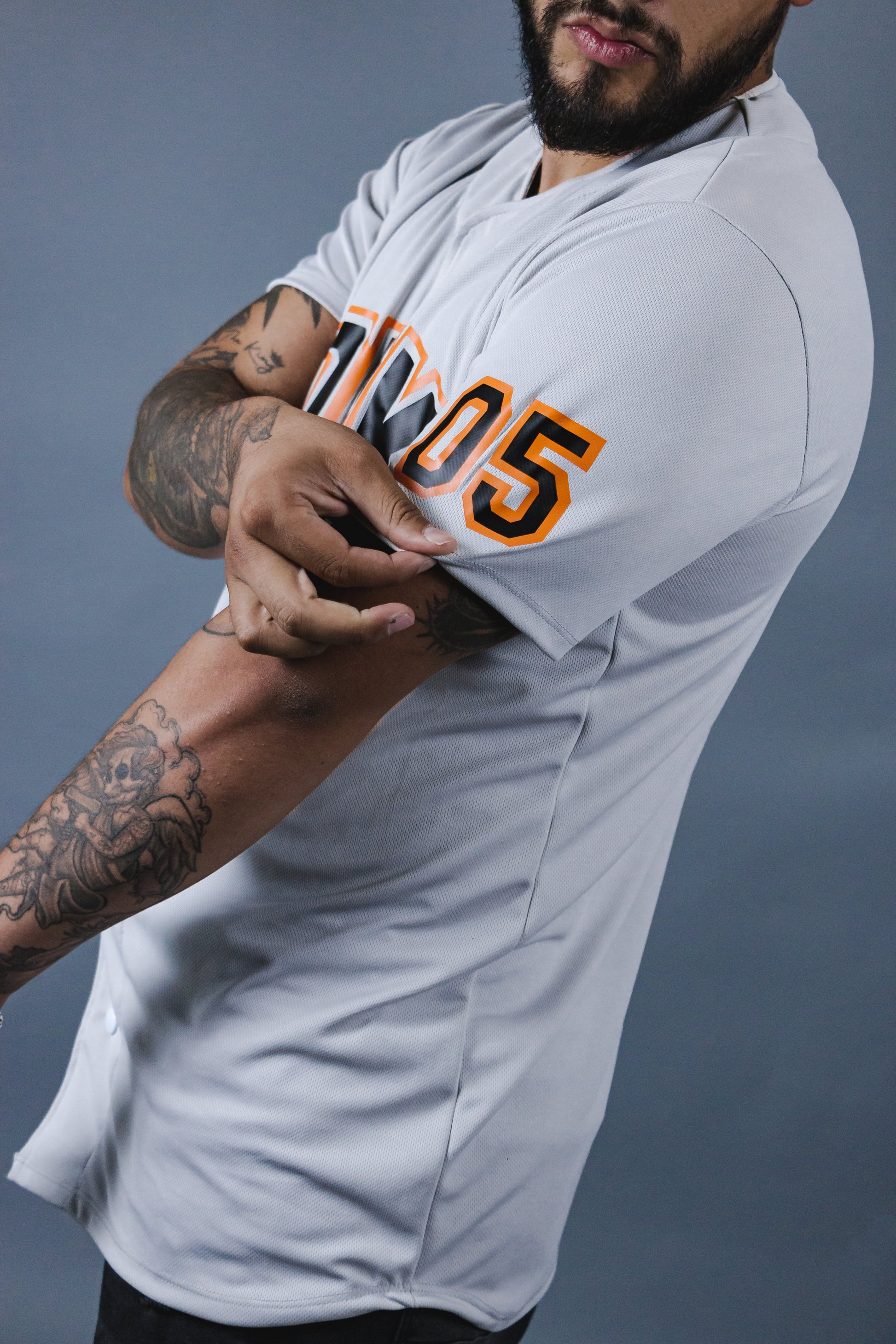 JERSEY BEISBOL MEXICO GRIS