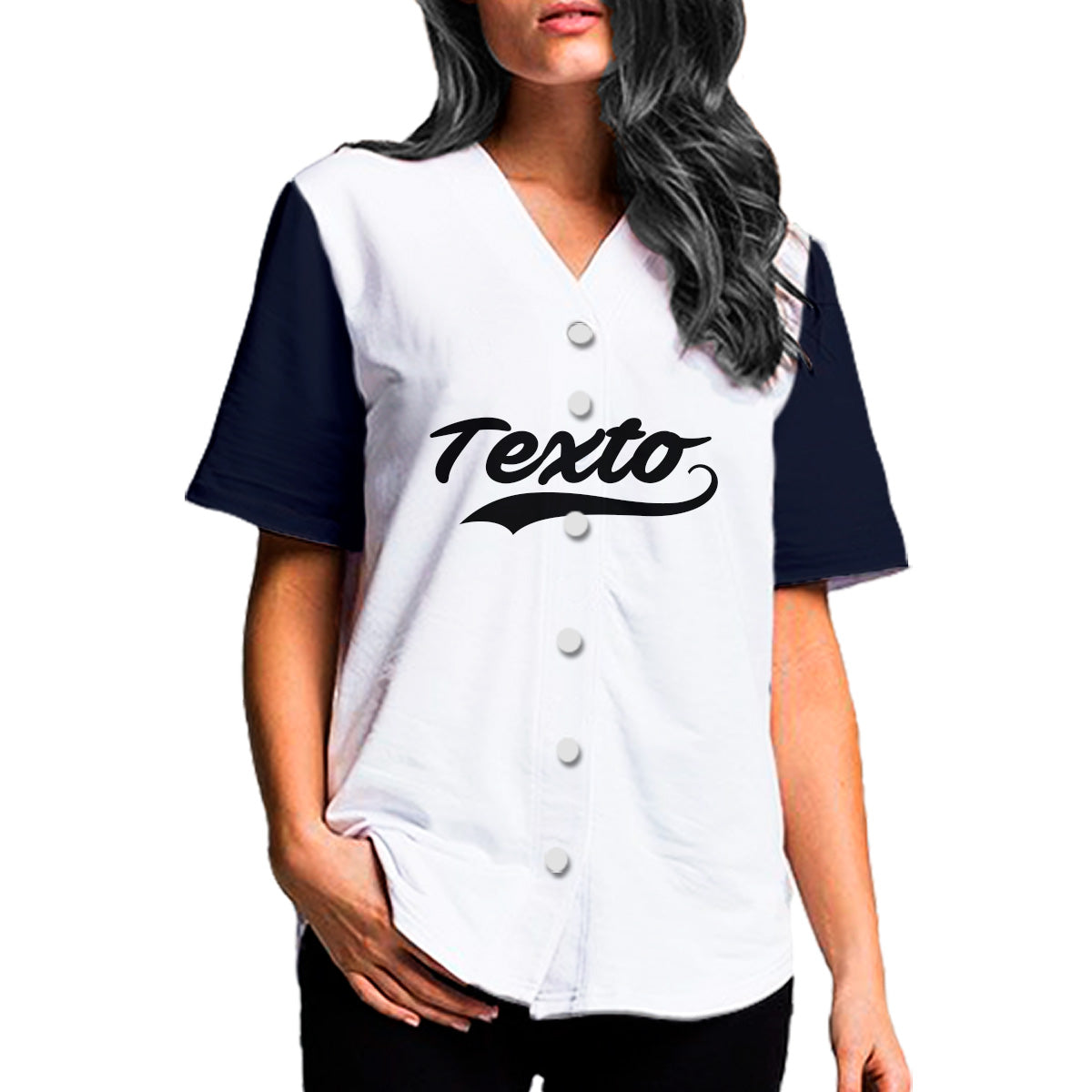 jersey azul marino beisbol softbol personalizado dama