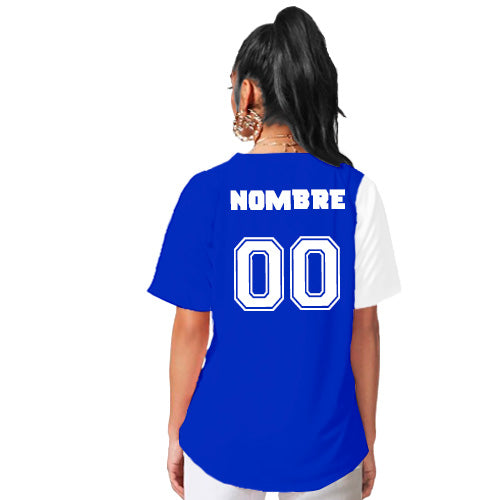Jersey Bicolor Personalizado Dama