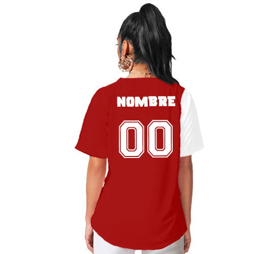 Jersey Bicolor Personalizado Dama
