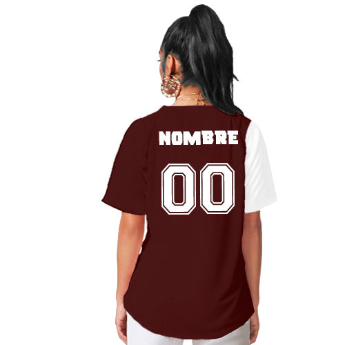 Jersey Bicolor Personalizado Dama