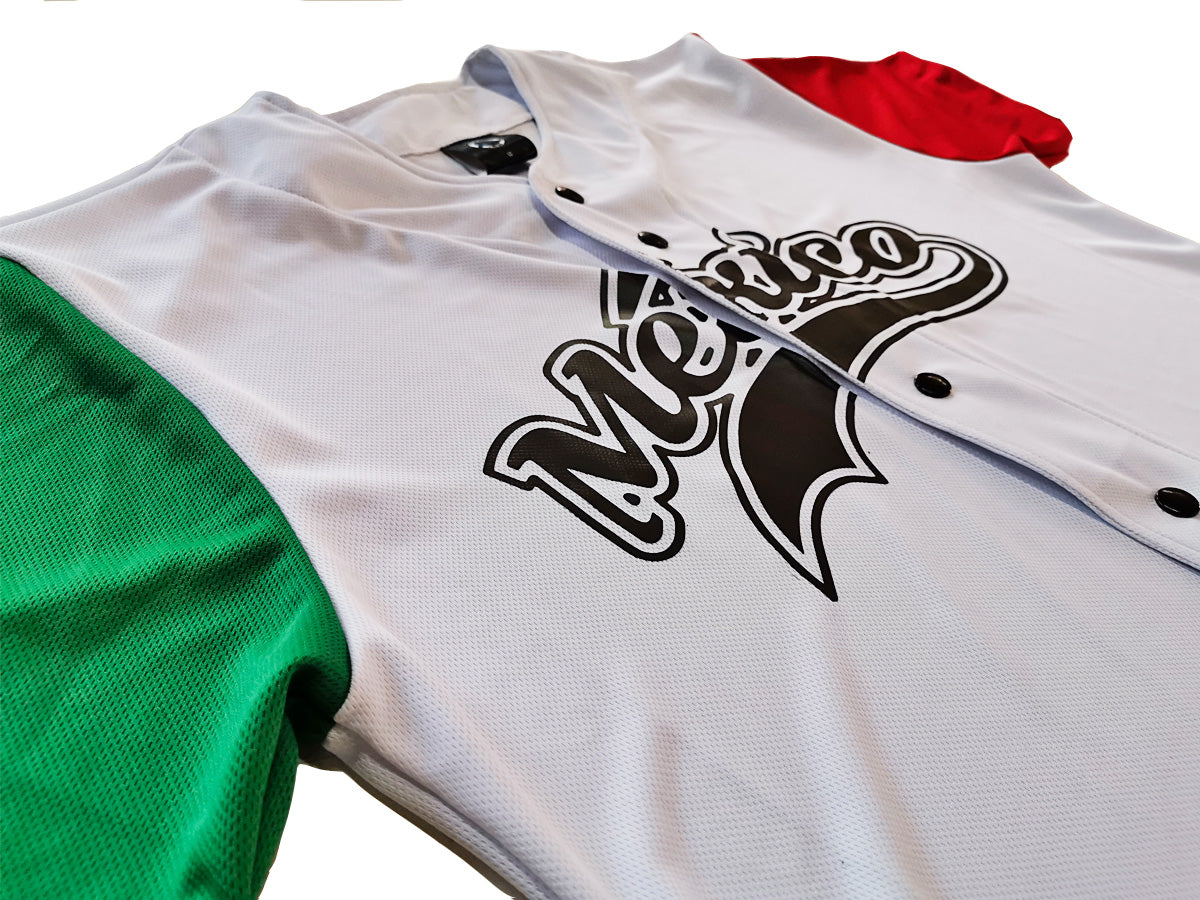 jersey mexico blanco verde rojo personalizado