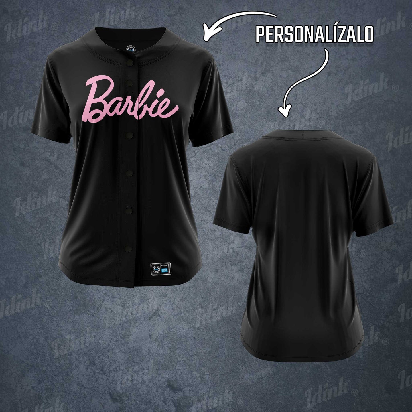 Jersey Béisbol BARBIE Personalizable Dama