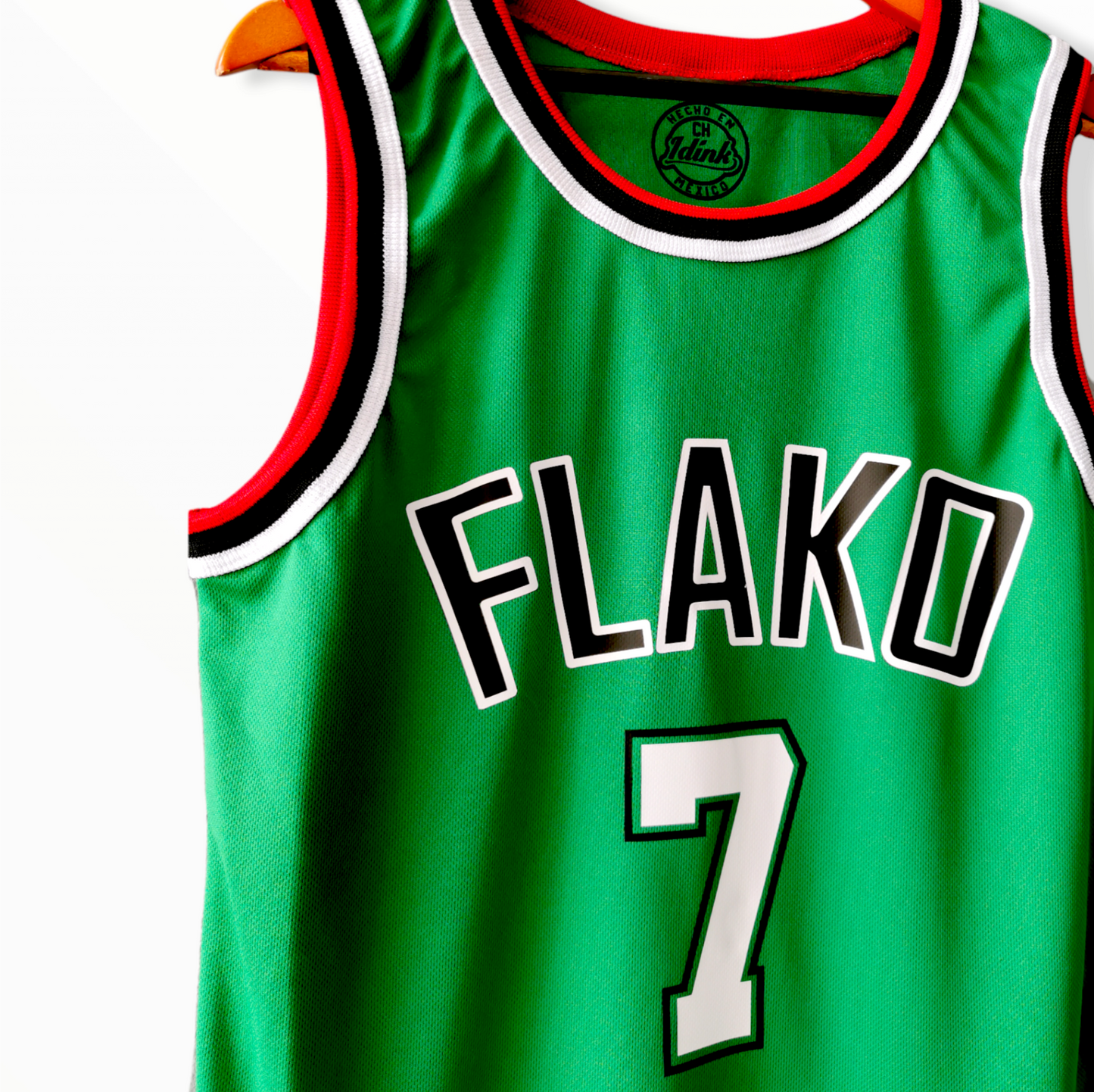 jersey basquetbol verde