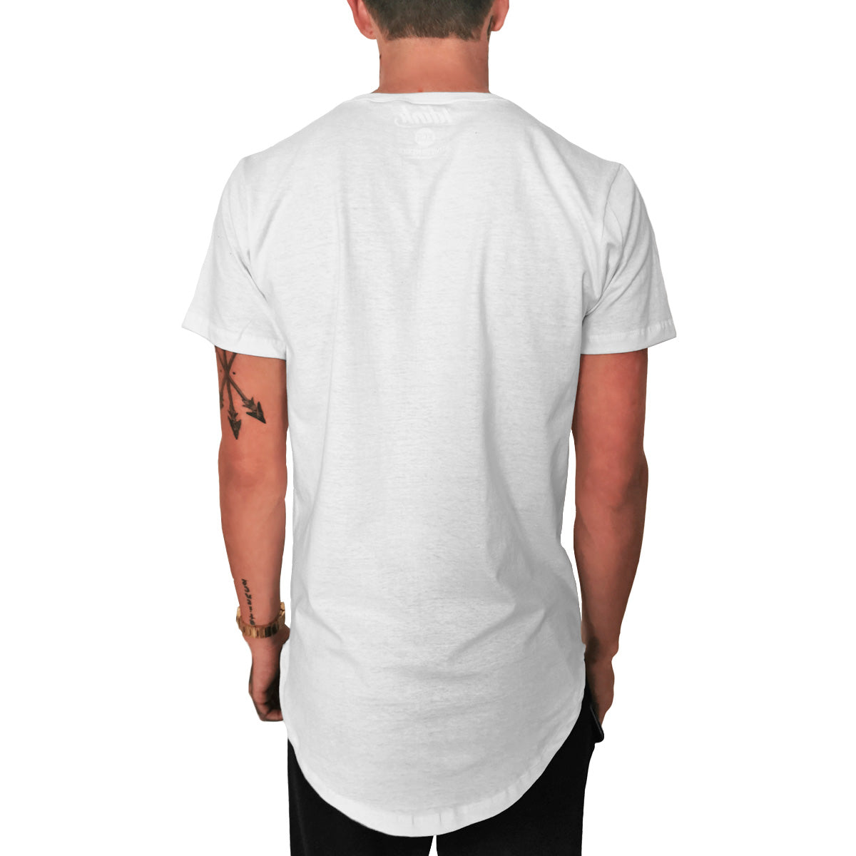 PLAYERA HOMBRE BLANCA LONG
