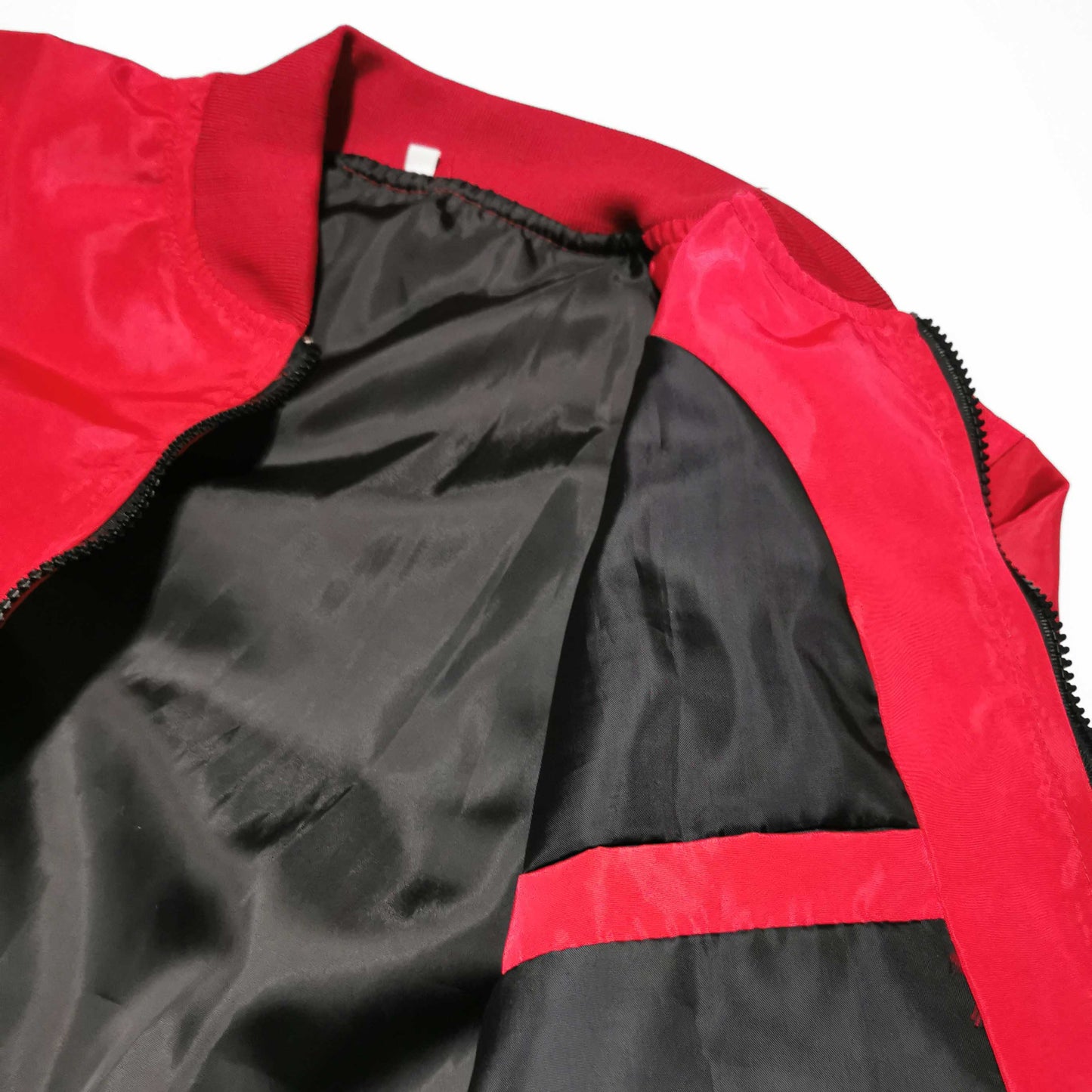 Chamarra Bomber Jacket Roja