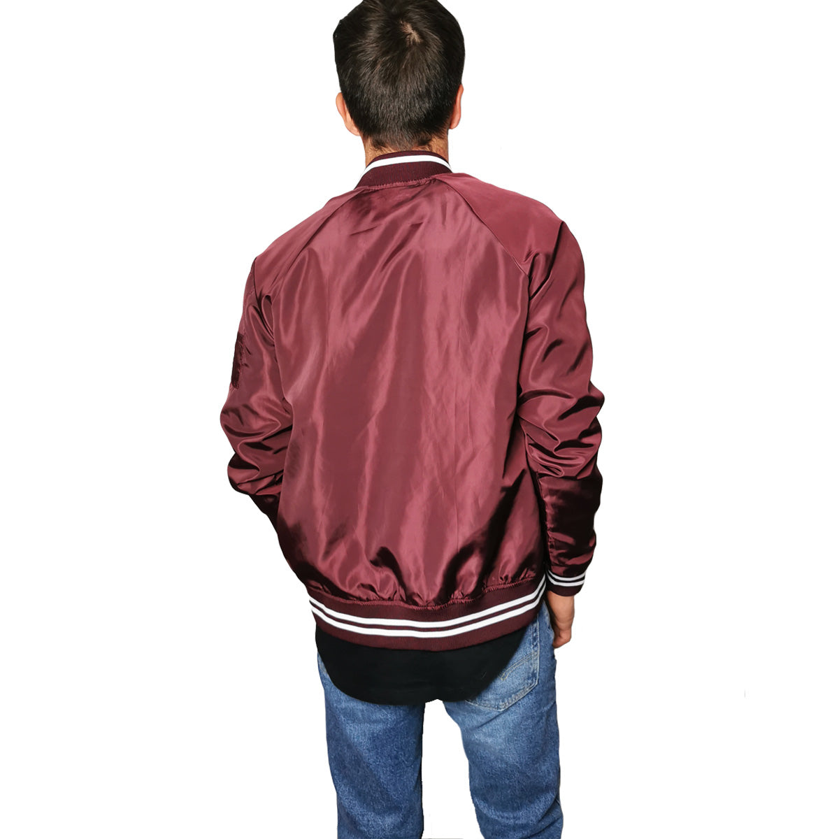 chamarra bomber jacket tinta caballero