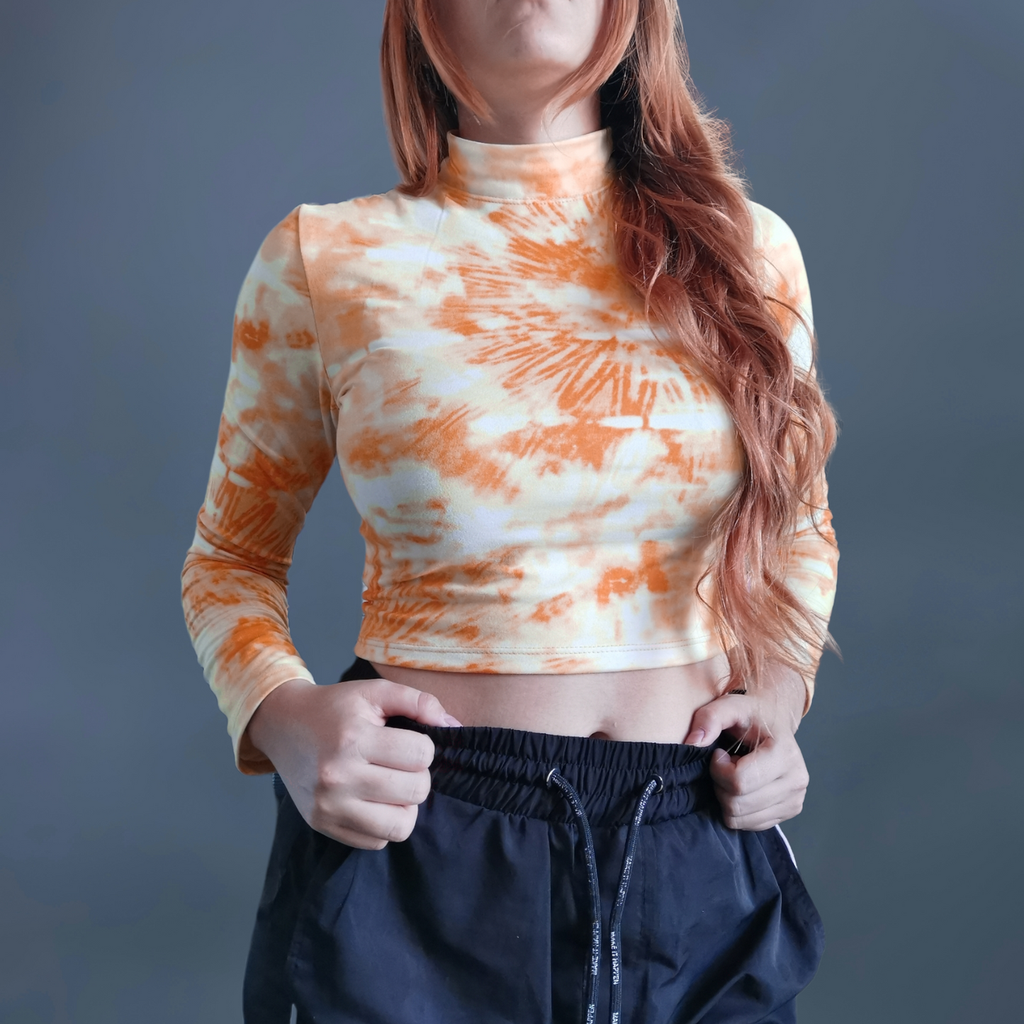 crop top tye dye dama