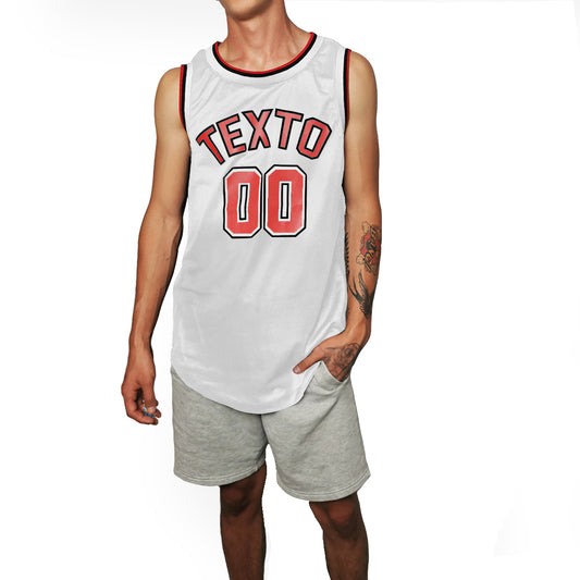 playera bulls blanco