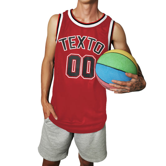 jersey bulls hombre rojo