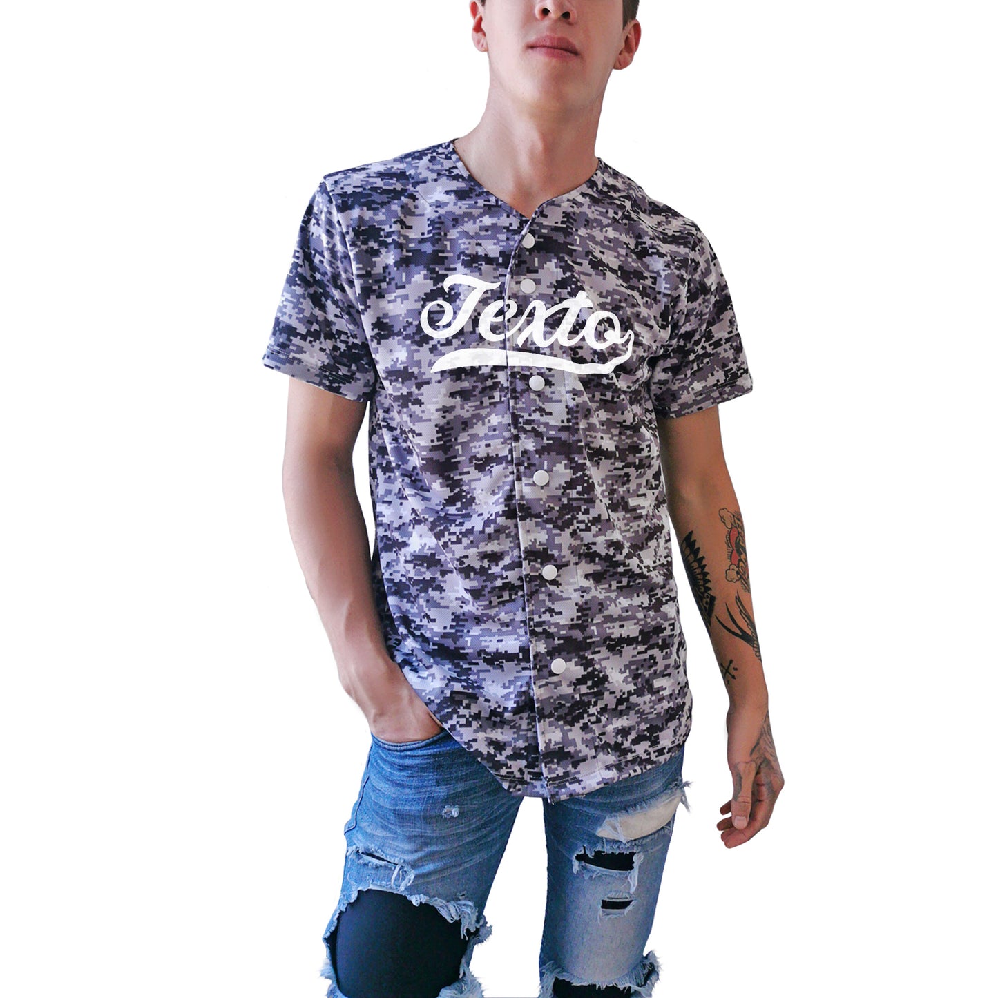 jersey camuflajeado gris