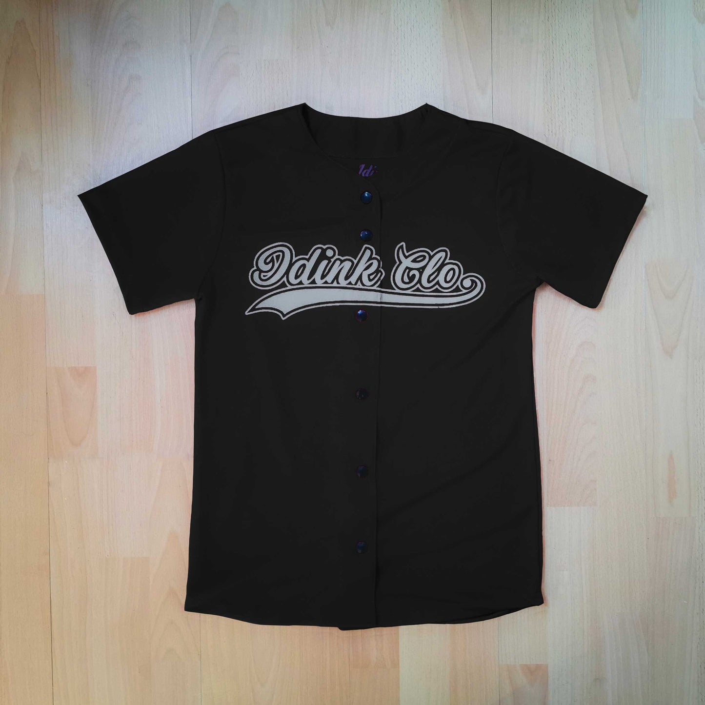 jersey beisbol negro hombre personalizable