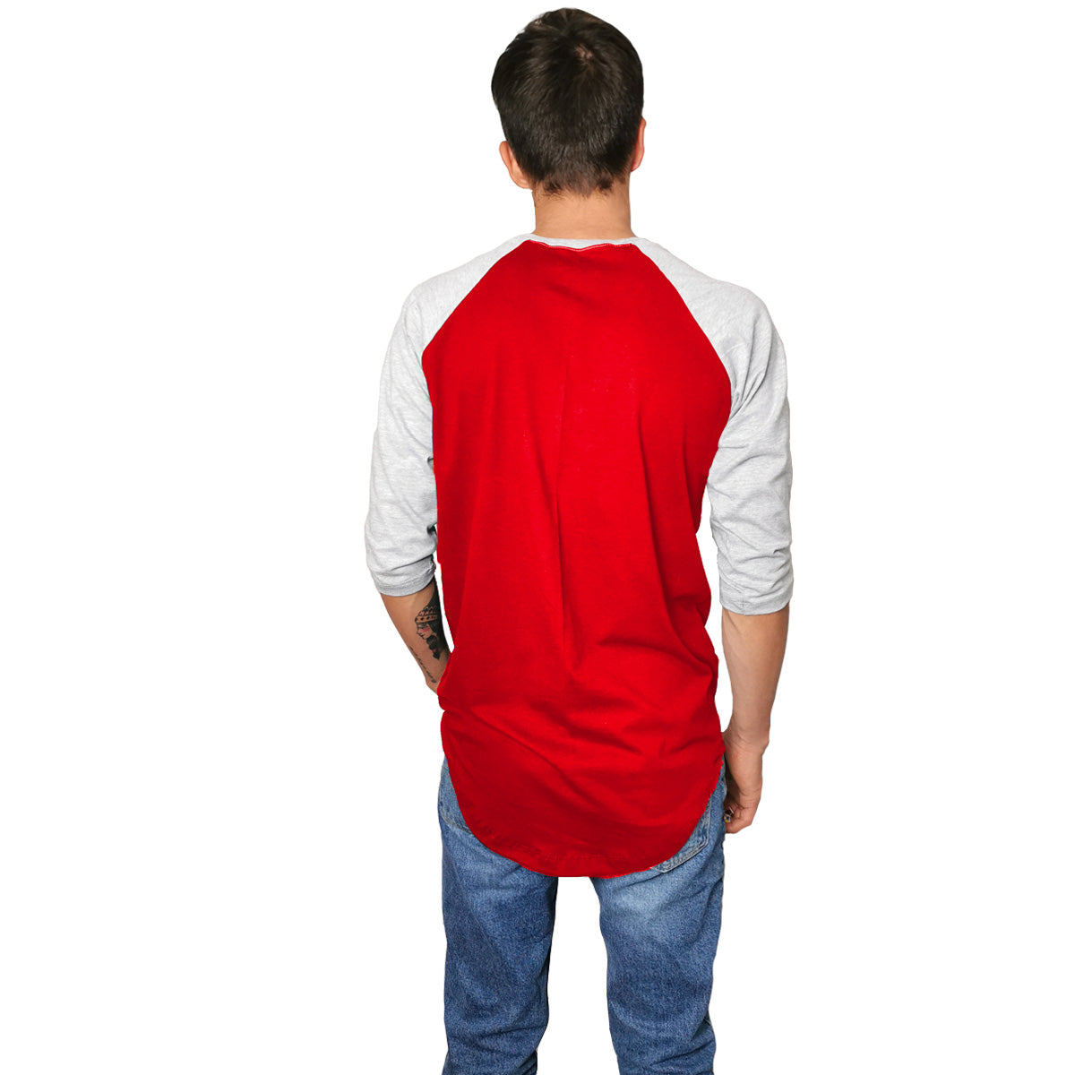 Playera Raglan Long Fit IDINK Roja