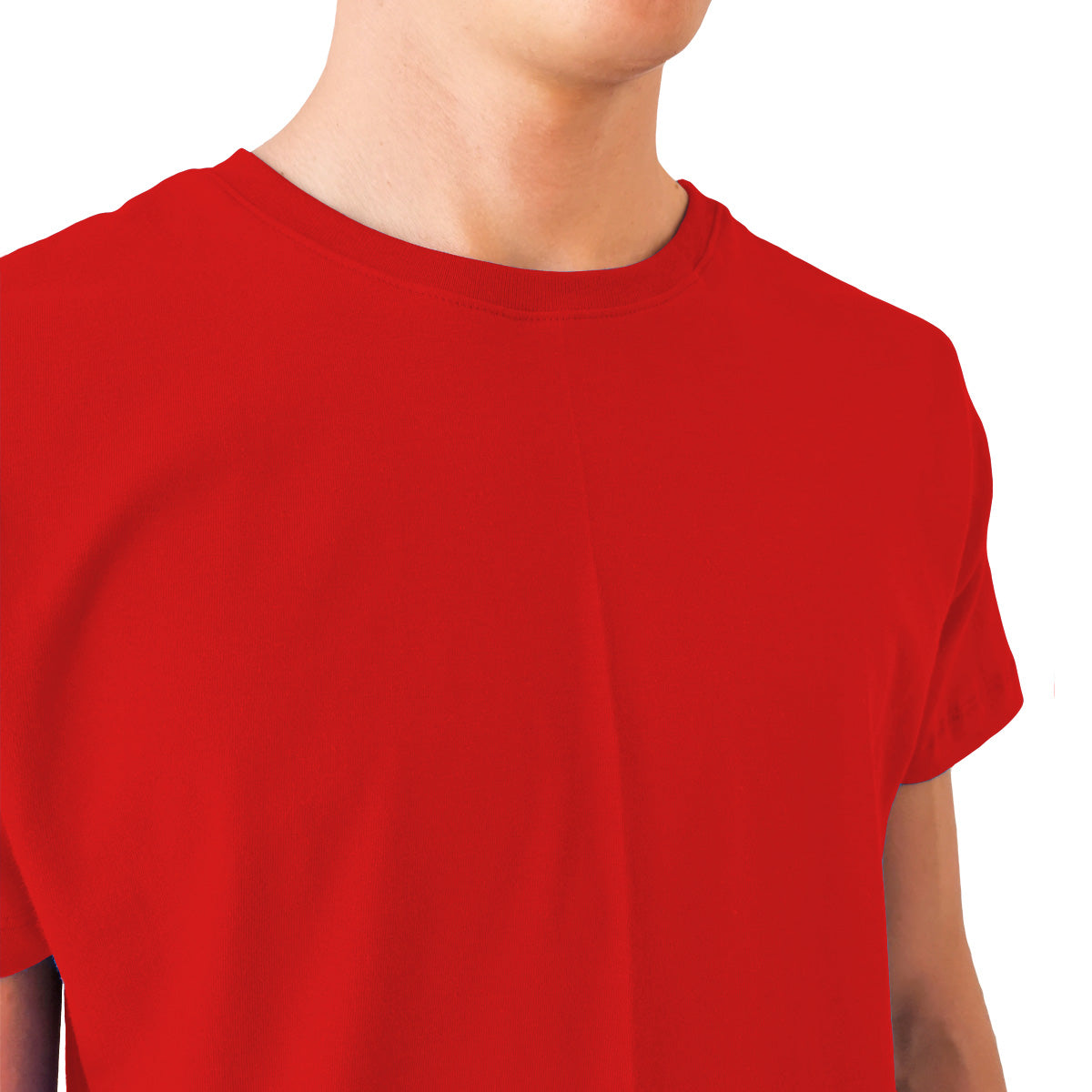 Playera Long Fit Swag Recta Roja