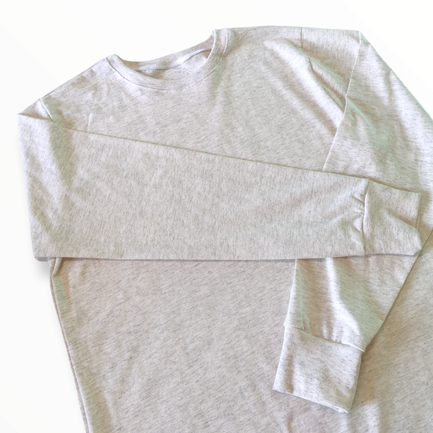 Playera manga larga algodon hombre