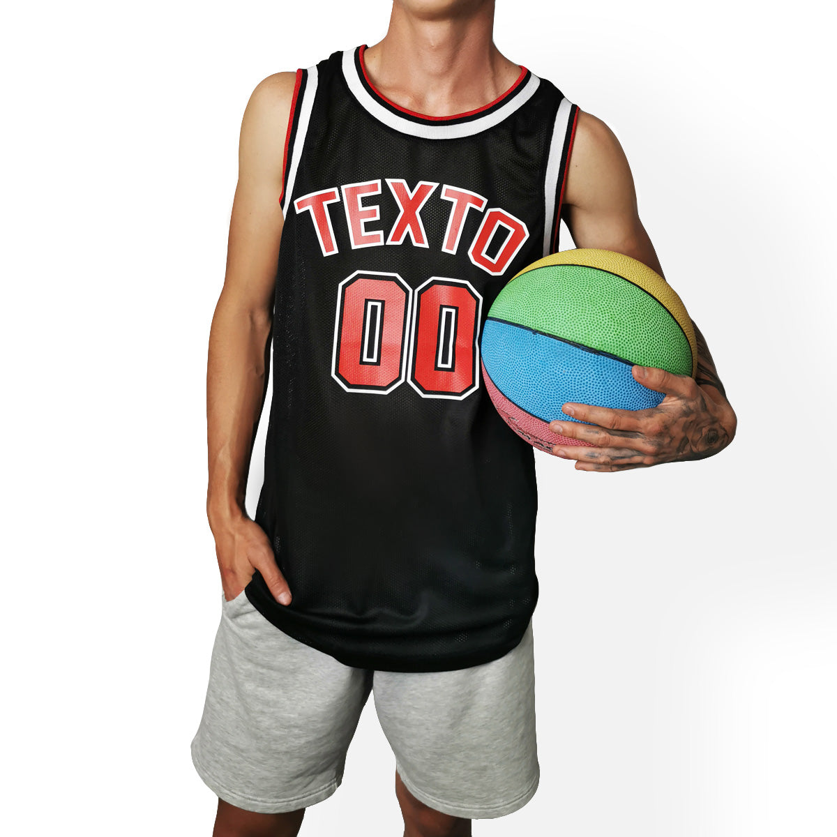 jersey tank top basquetbol hombre personalizado bulls