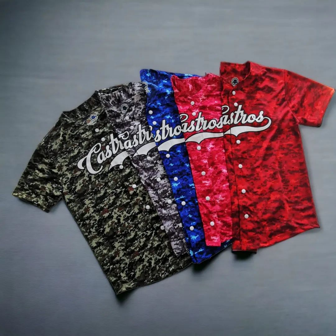 Jersey Béisbol Camuflajeado 2XG-4XG
