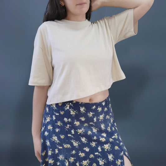 OVERSIZE MUJER CROP TOP