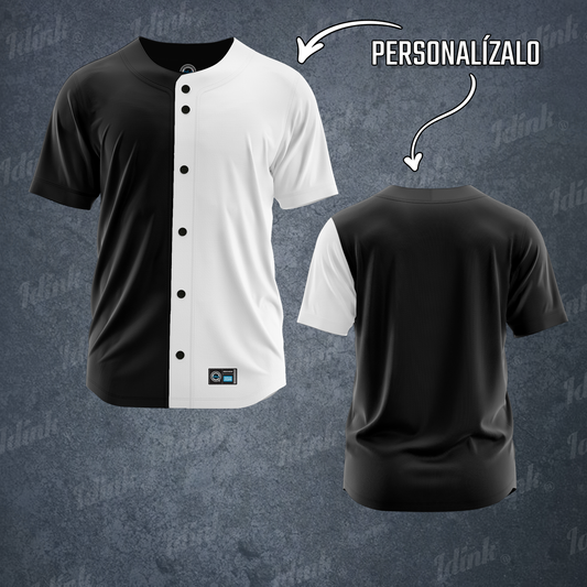 jersey beisbol bicolor camisola personalizable