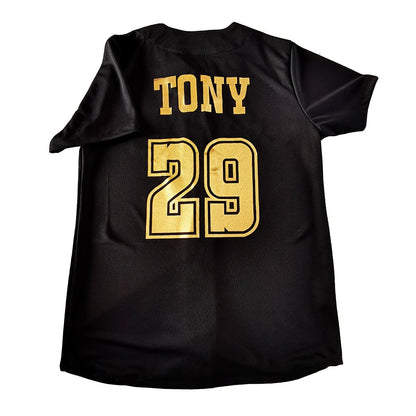 jersey camisola beisbol personalizado en guadalajara negro hombre