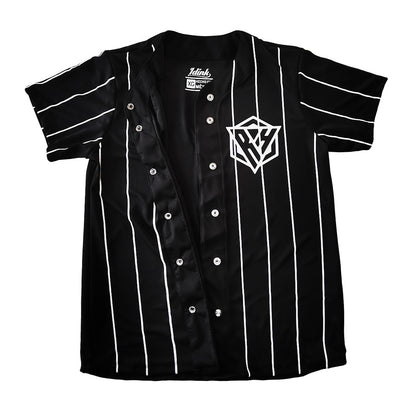 jersey beisbol negro rayado