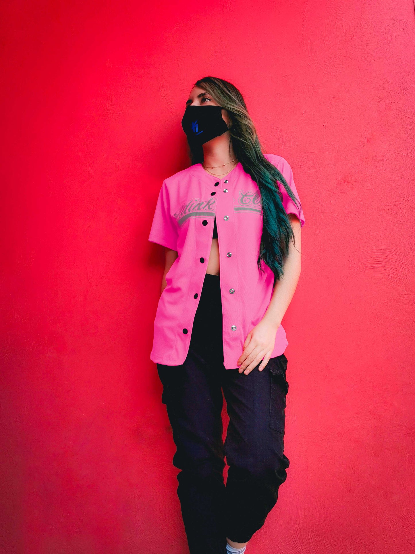 jersey beisbol rosa dama