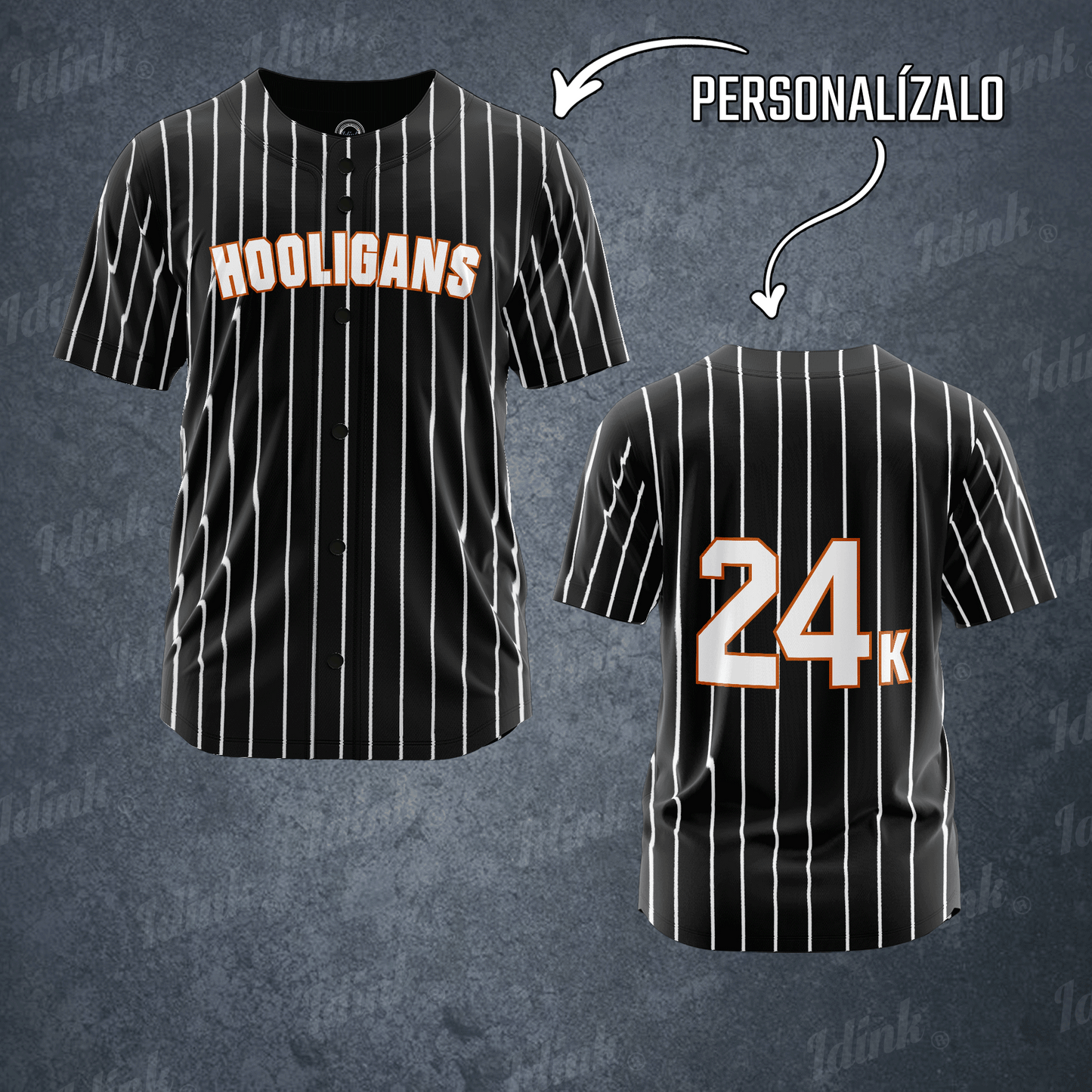 Jersey Béisbol Rayado Hooligans