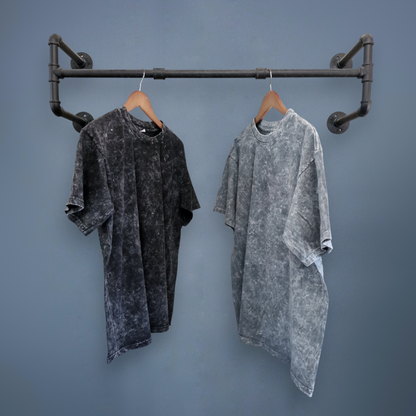 OVERSIZE NEGRA ACID WASH