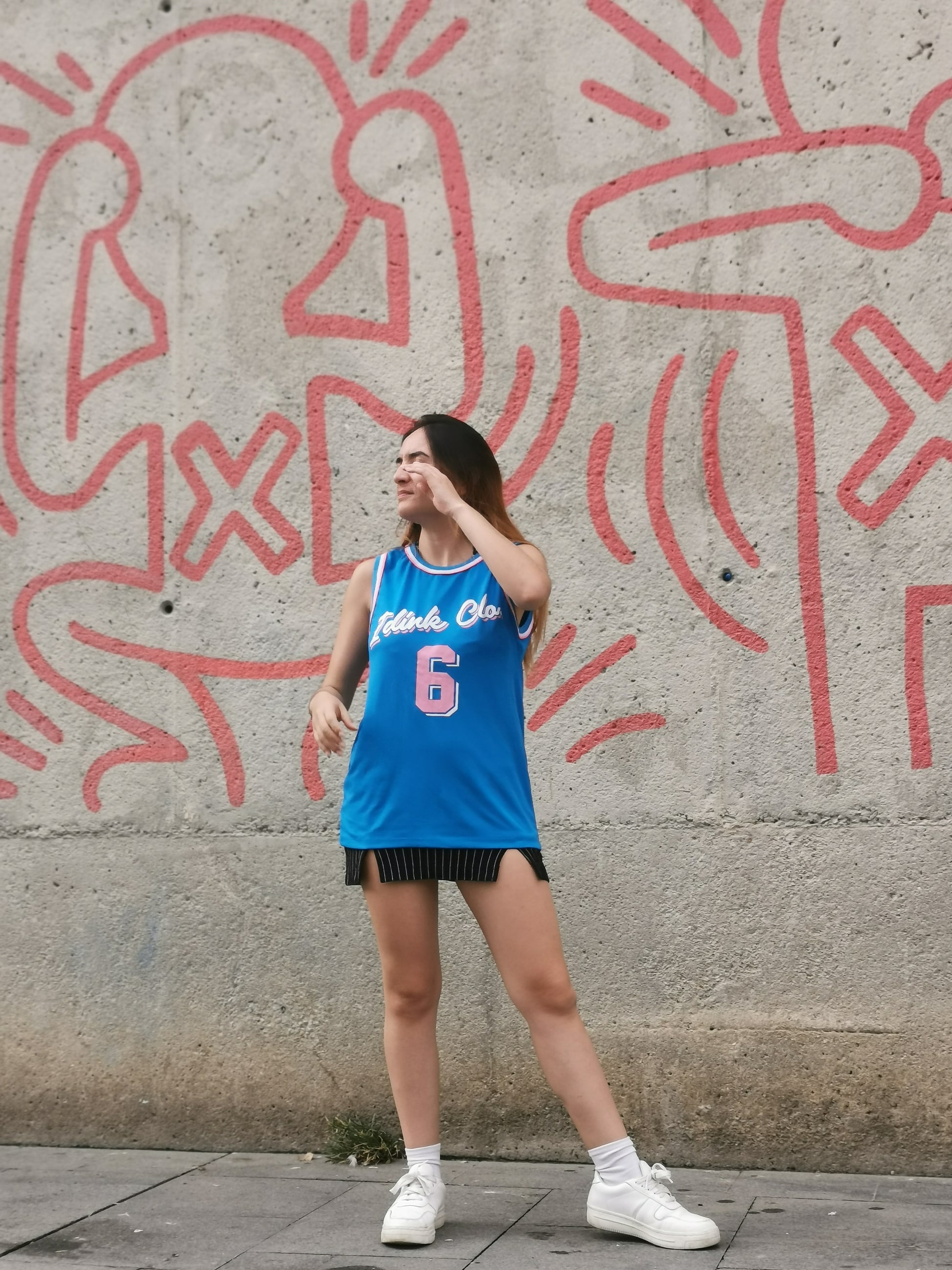 playera resaque basquetbol dama azul