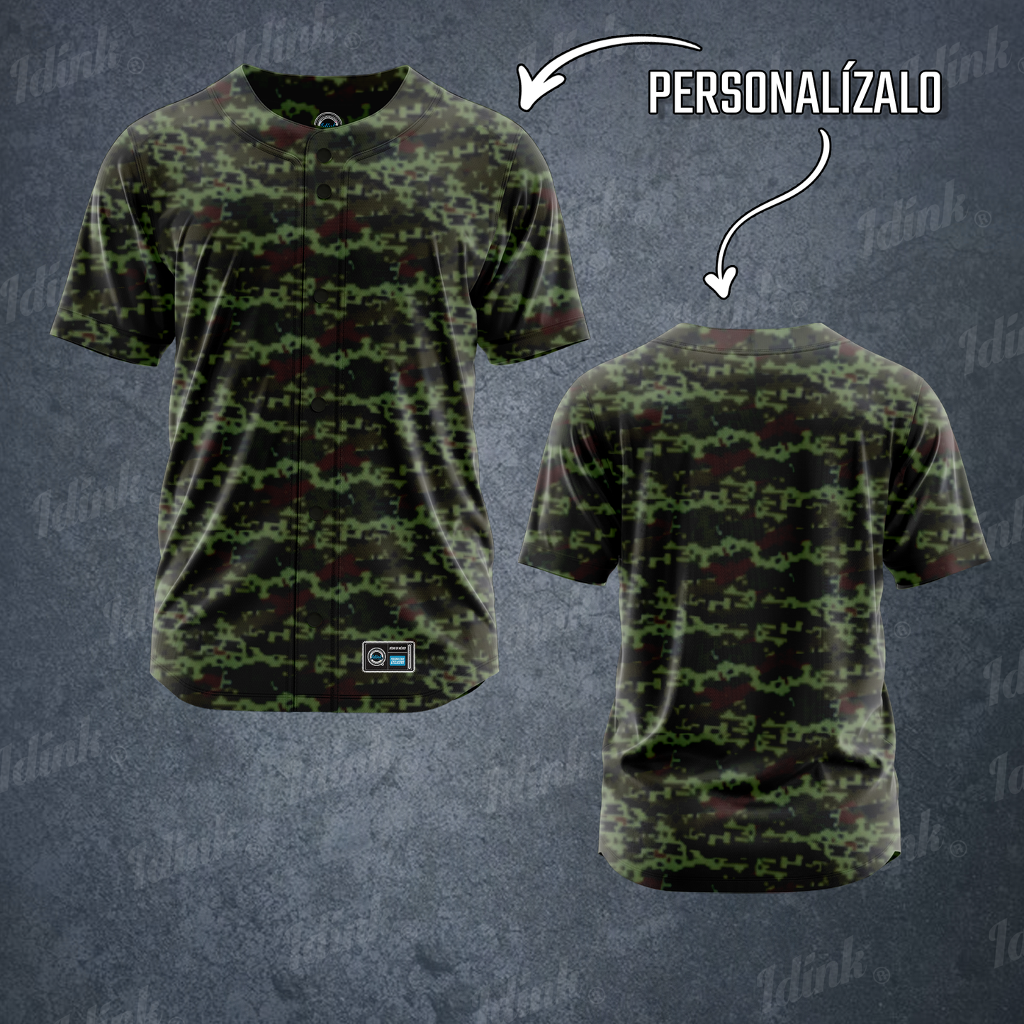 jersey beisbol militar personalizable gdl