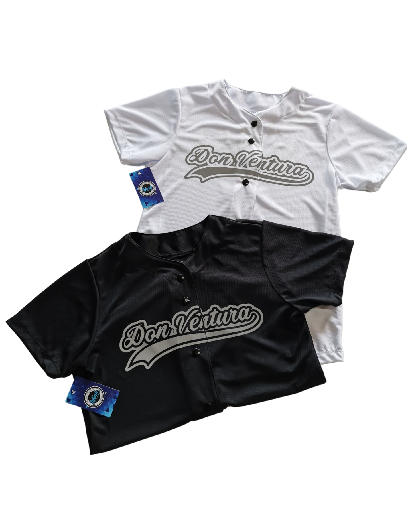 jersey beisbol blanco y negro