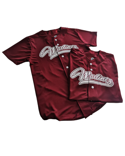 camisola beisbol vino personalizable