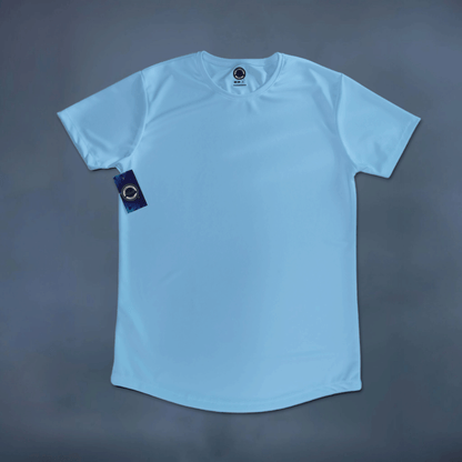 playera deportiva azul cielo