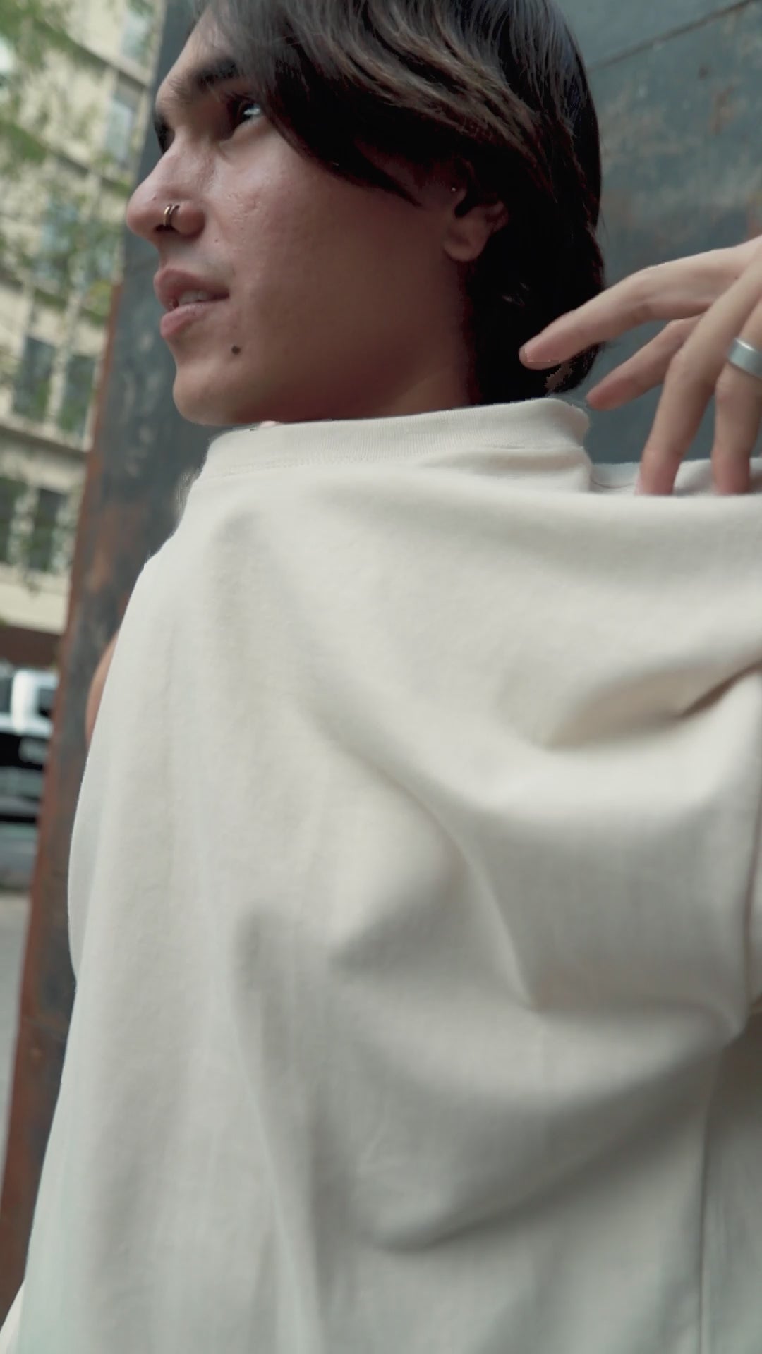 OVERSIZED BEIGE