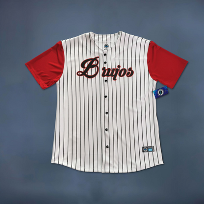 Camisola beisbol rayada mangas a color