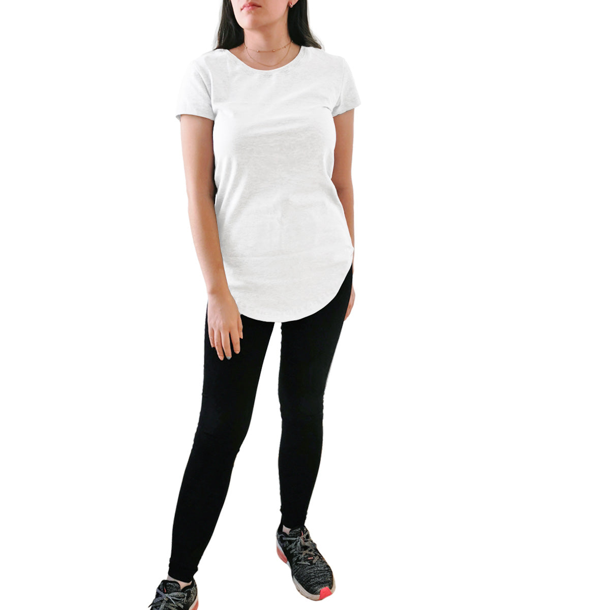 Blusa Long Fit Swag Dama Blanca
